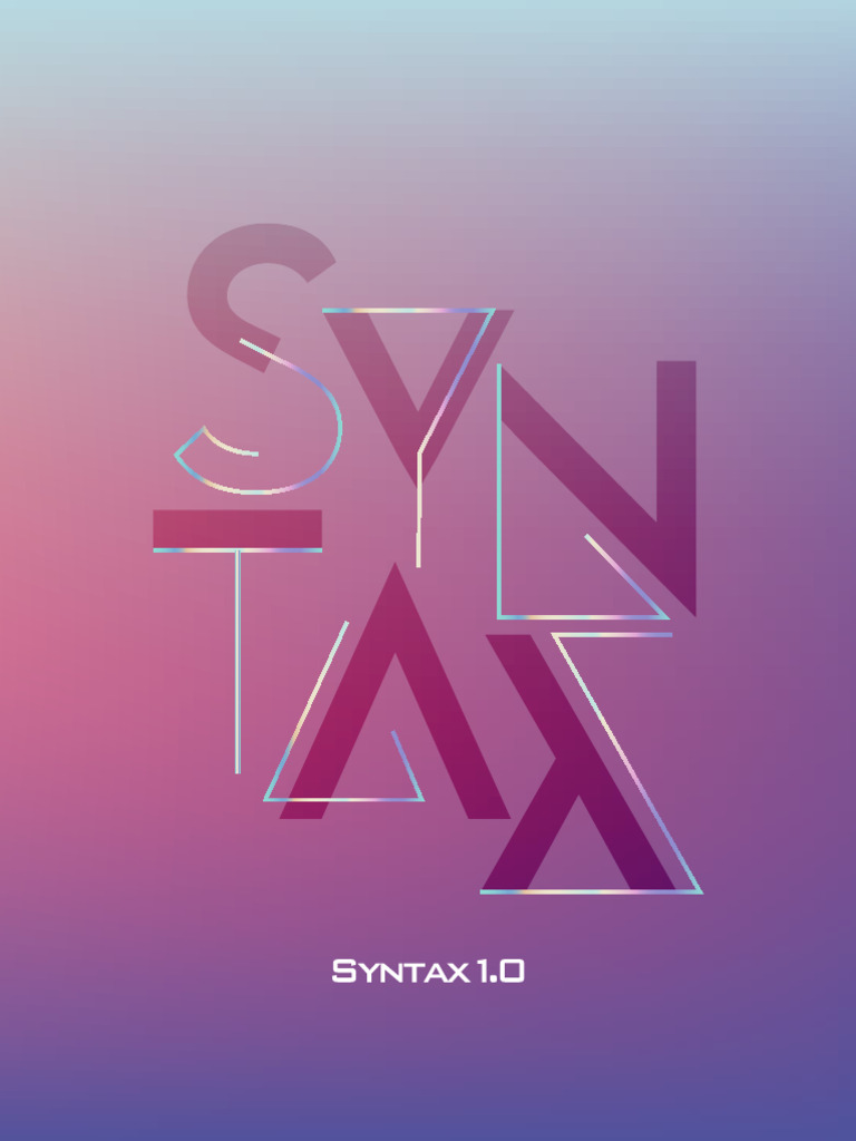 2026+Syntax+1.0 1~3차시 | PDF