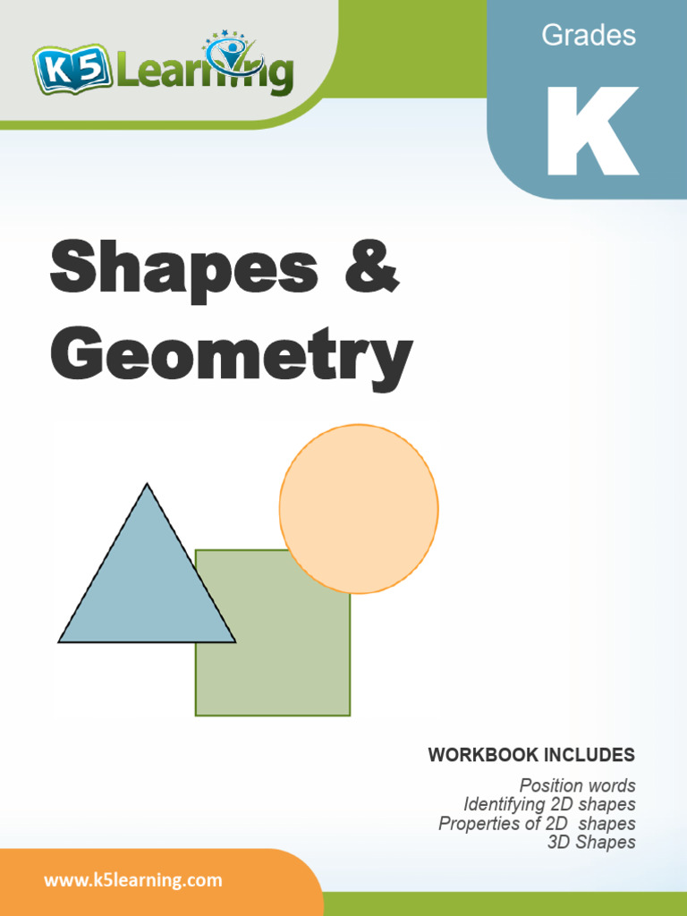 K5 Learning Shapes & Geometry Workbook | PDF | Shape | Rectangle