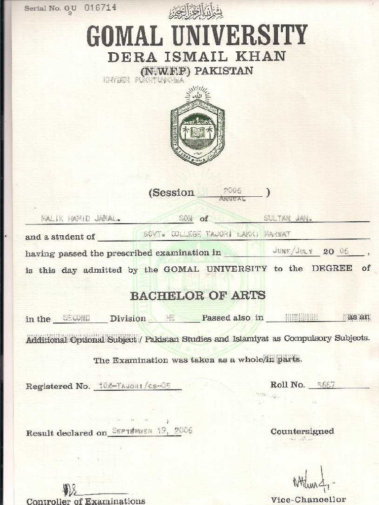 BA Degree and DMC | PDF