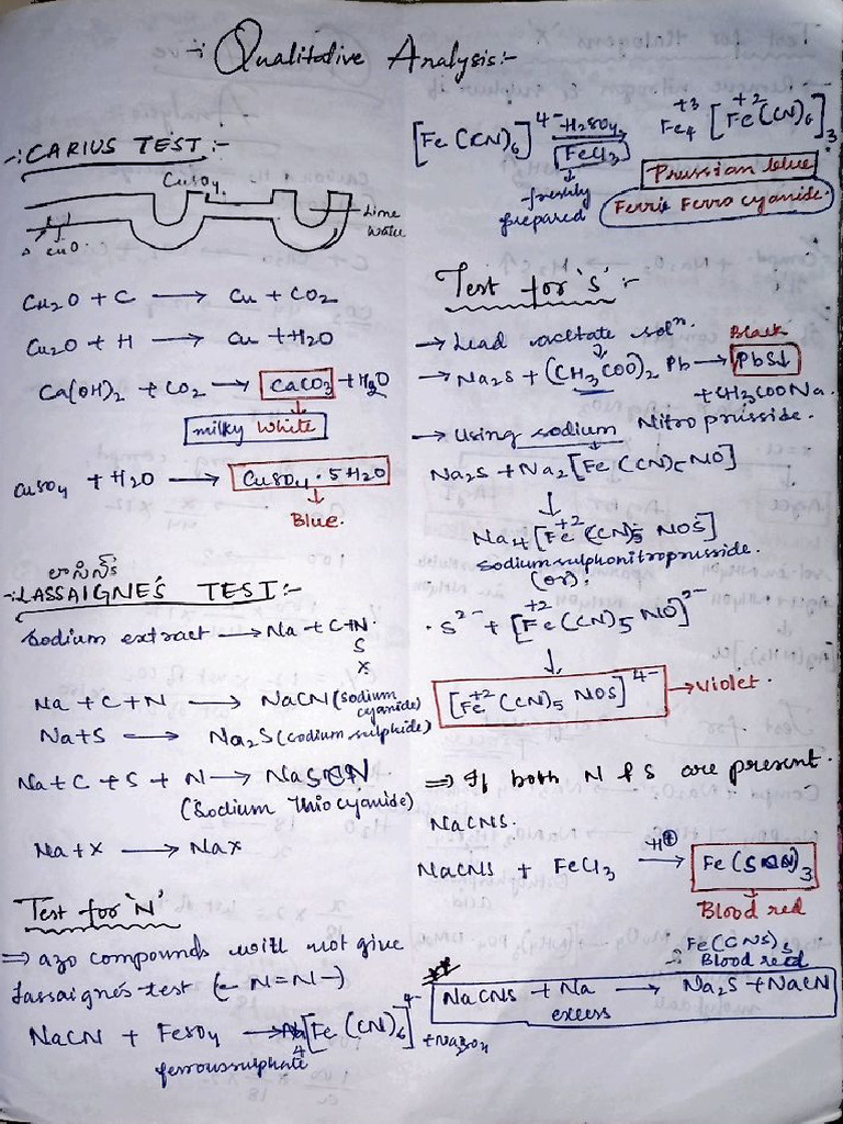 Qualitative And Quantitative Notes Pdf