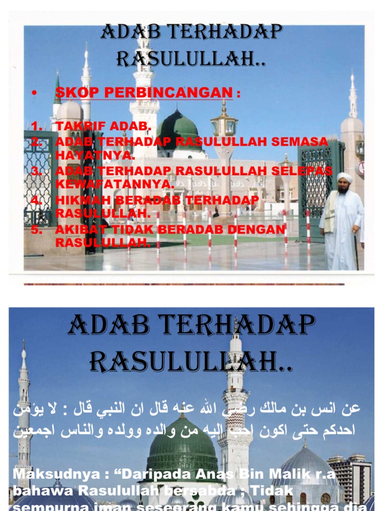 Adab Terhadap Rasulullah Pdf