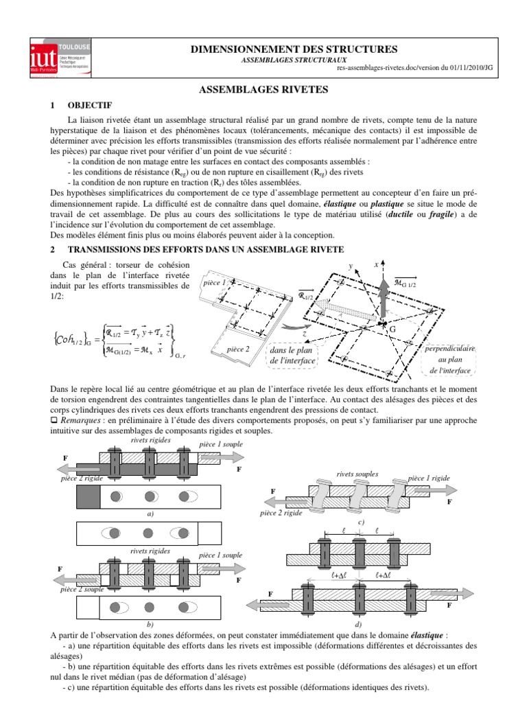 Res Assemblages Rivetes | PDF | Méthodes et références pédagogiques ...