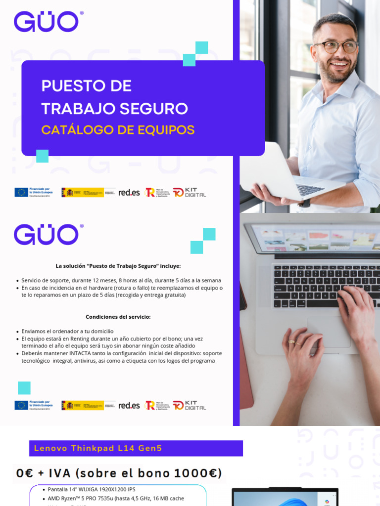 Catálogo Ordenadores - GÜO Tech | PDF | Informática | Hardware de la ...
