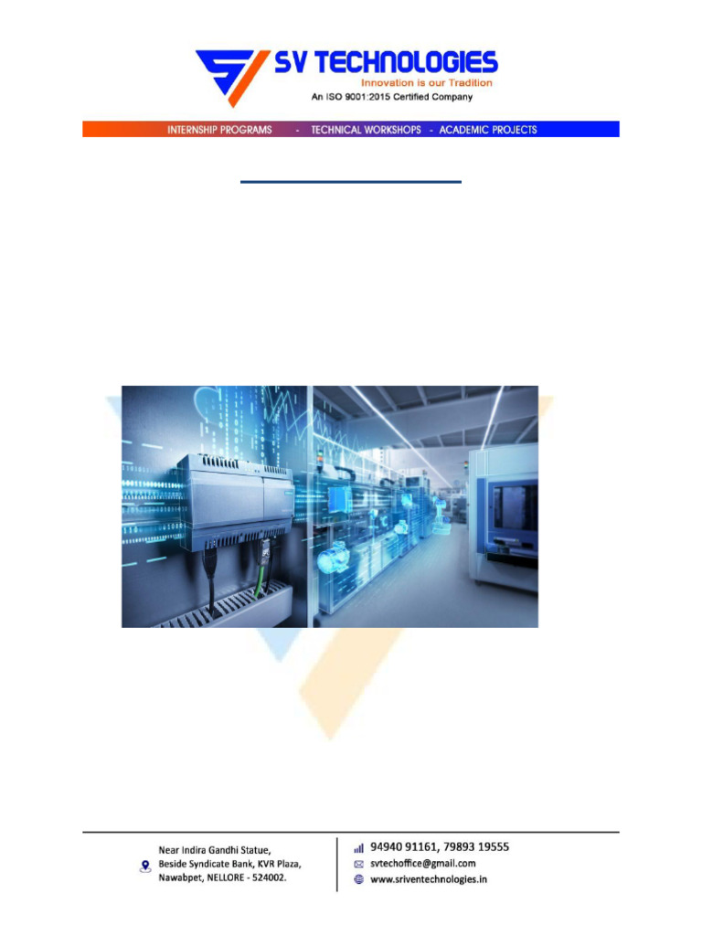 Industrial Automation Workshop Overview | PDF | Programmable Logic ...