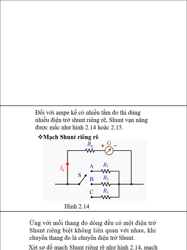 Mo Rong Tam Đo Ampe Ke | PDF