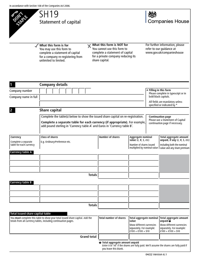 SH19 V6.1 | PDF | Share (Finance) | Dividend