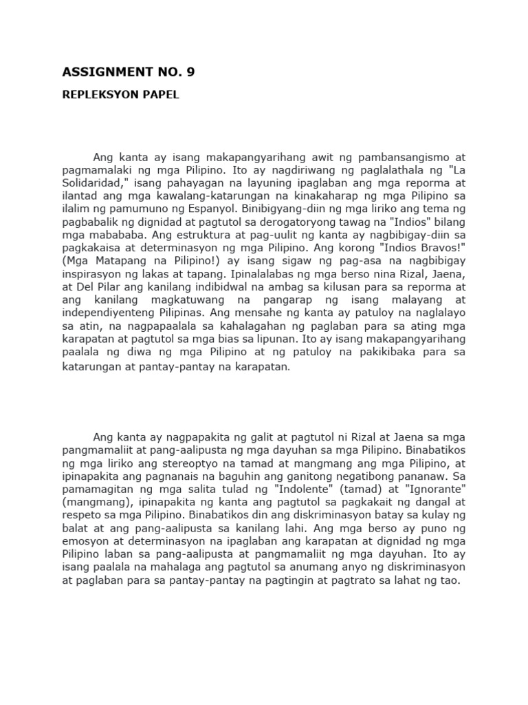 Assignment No. 9 | PDF