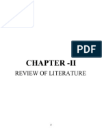 Chapter - Ii: Review of Literature