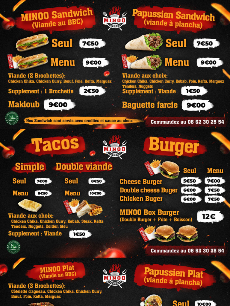 Menu Final Minoo Food 2 | PDF