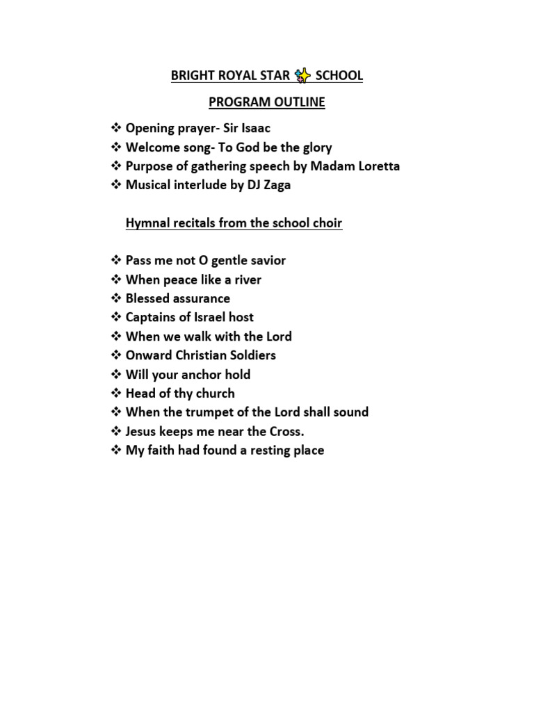 carols-service-outline-pdf