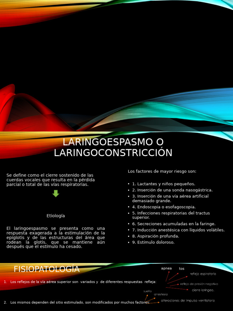 Bronco e Spasmo | PDF | Laringe | Especialidades Medicas