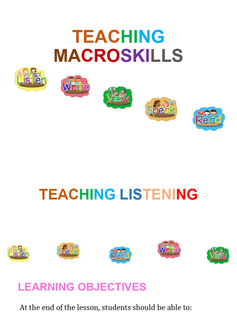 Effective Listening Strategies in Teaching | PDF | Reading ...