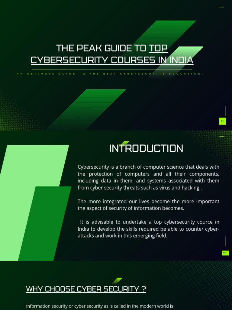Best Cybersecurity Courses in India | PDF | Security | Computer Security