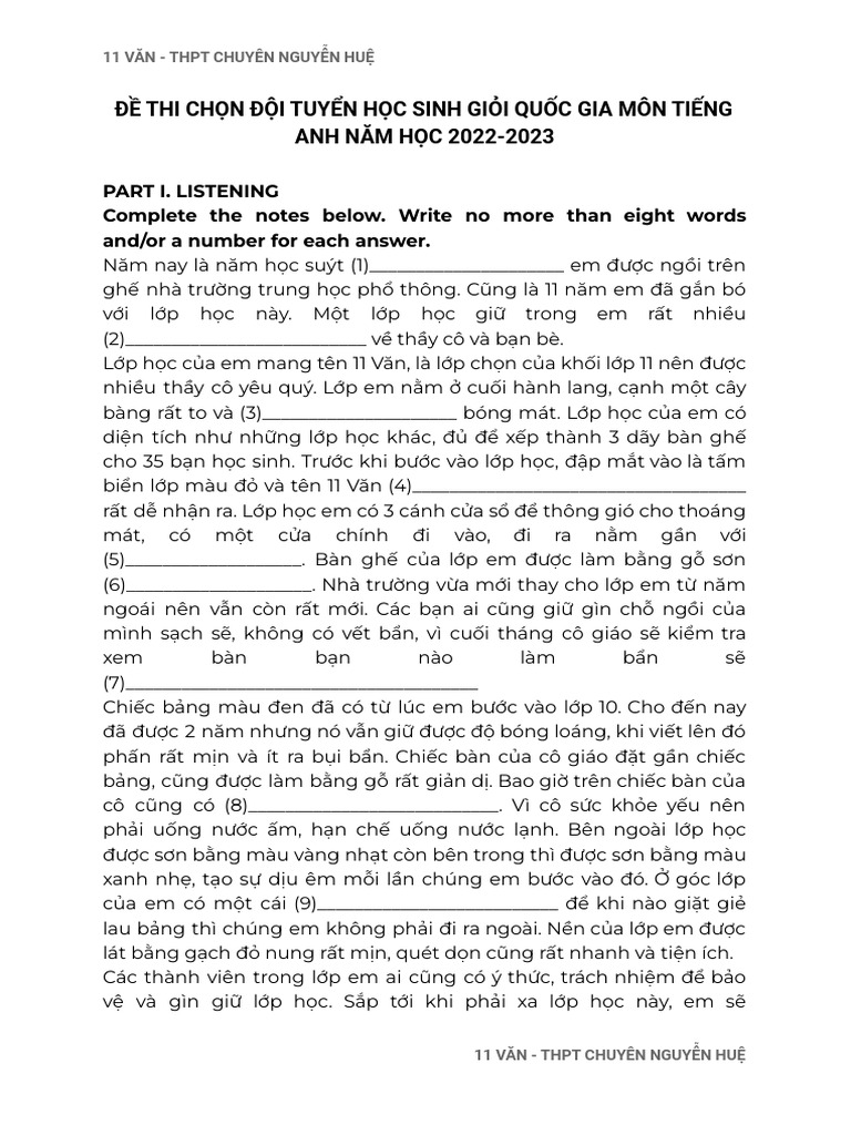 TH Thách 1 | PDF