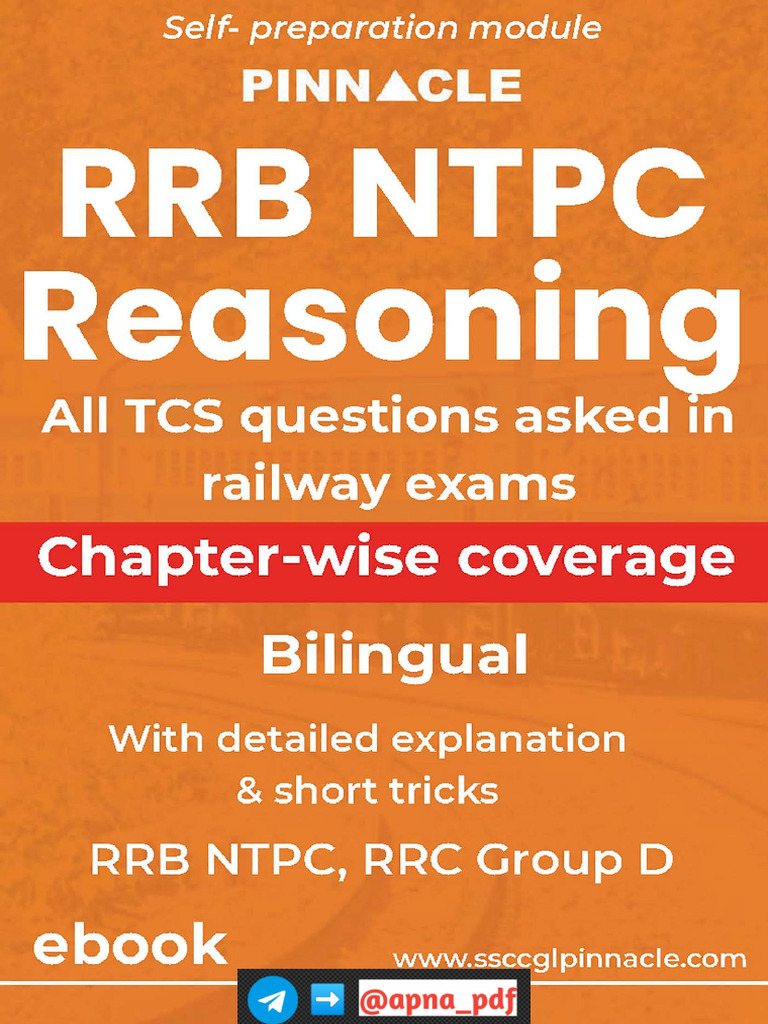 RRB NTPC Reasoning Chapter-wise Join (@Apna_pdf) | PDF
