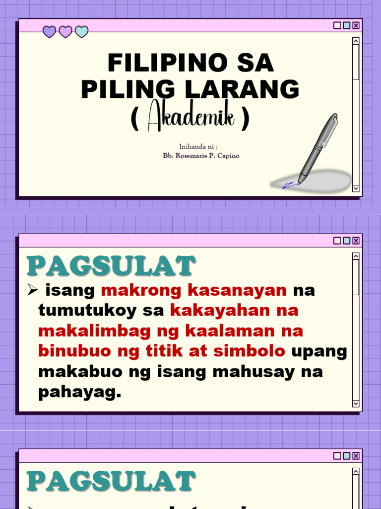M1S1 Pagsulat | PDF