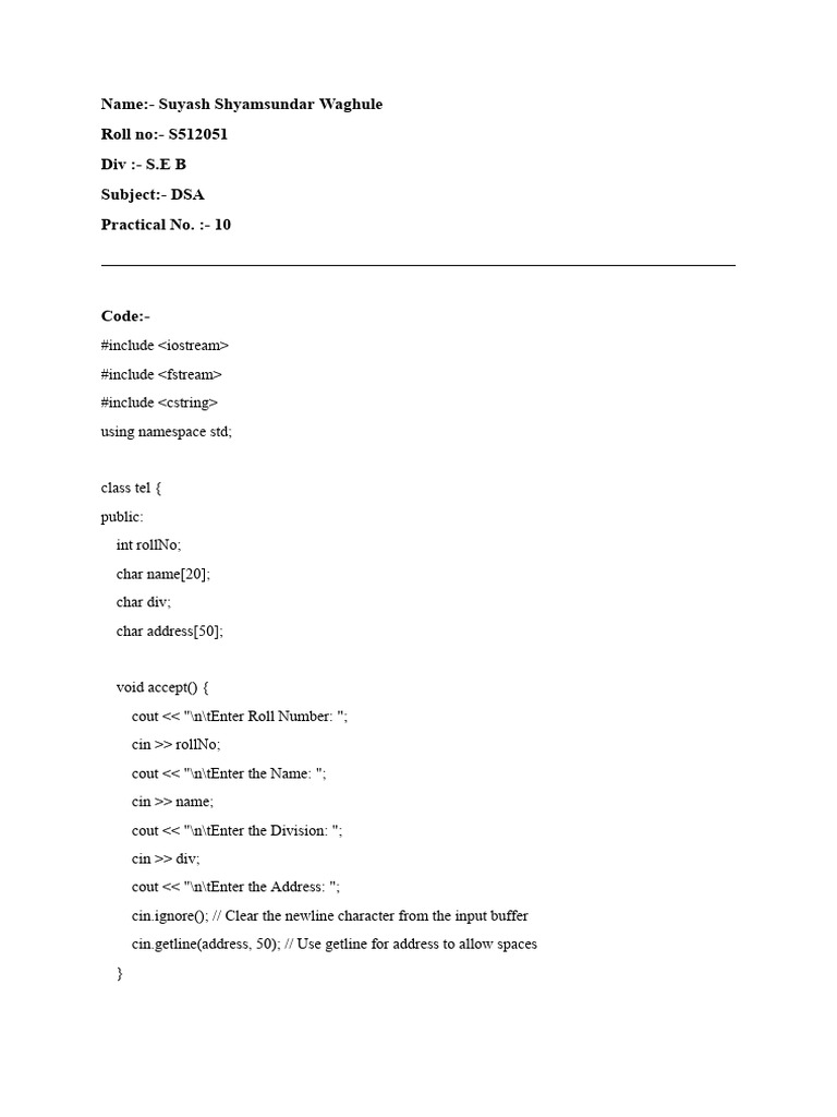 Student Record Management System | PDF | C++ | Computer Programming