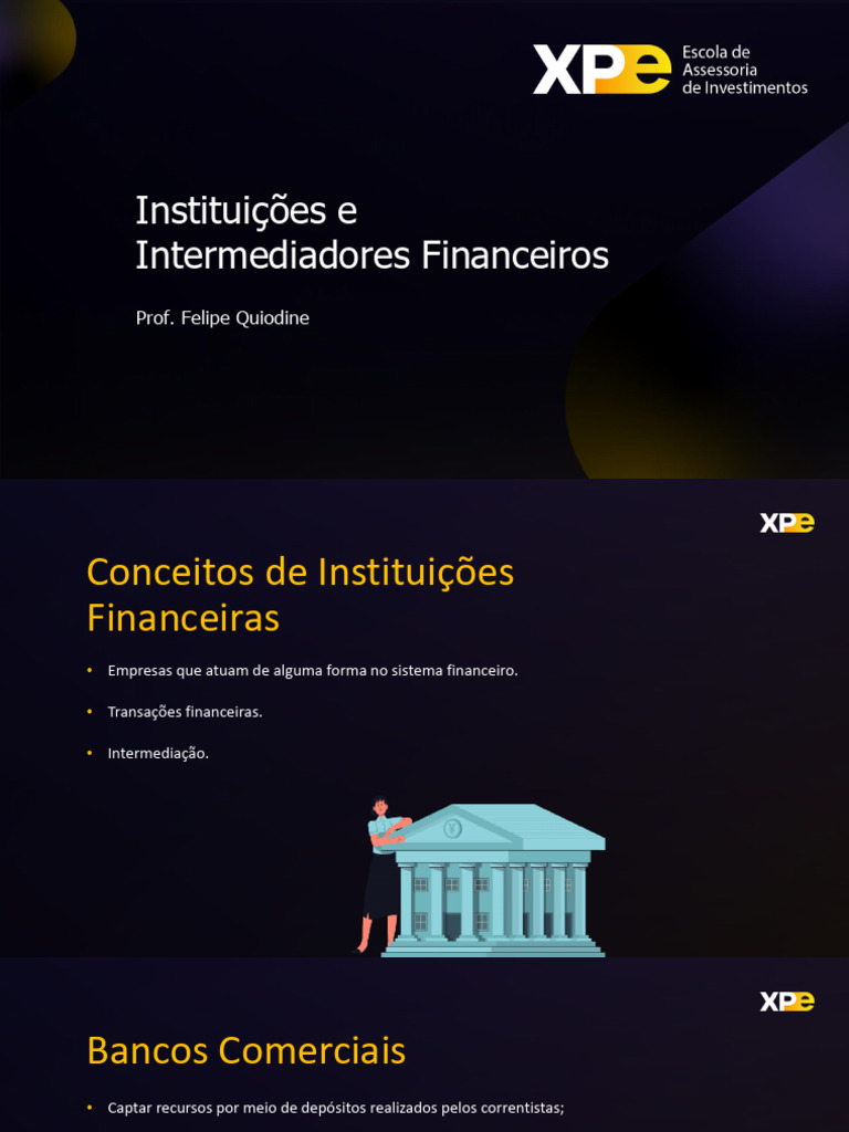 Tipos de Instituições Financeiras e Seus Serviços | PDF | Crédito ...