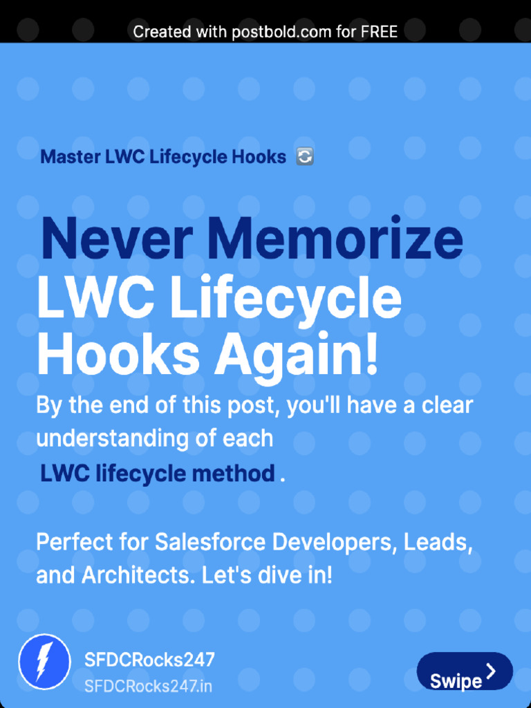Master LWC Lifecycle Hooks Without Memorizing 1732448681 | PDF