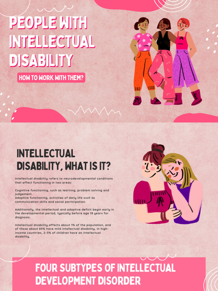 Working With People With Intelectuall Disability | PDF | Intellectual ...
