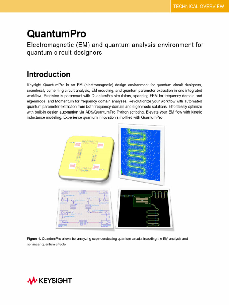 QuantumPro Electromagnetic (EM) and Quantum Analysis Environment For ...