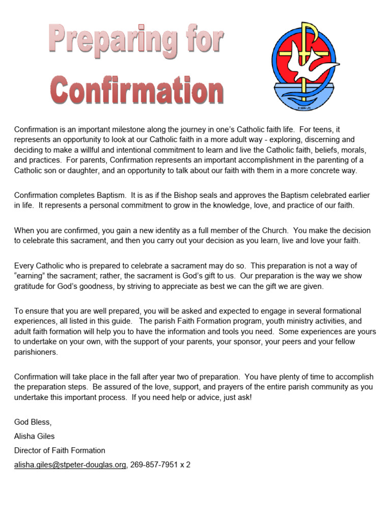 Confirmation Guide for Catholic Teens | PDF | Confirmation | Sacraments