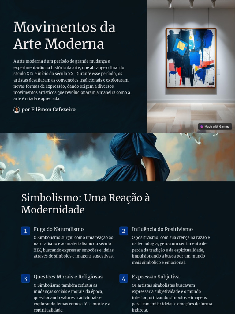 Movimentos da Arte Moderna | PDF | Modernismo | Simbolismo (artes)