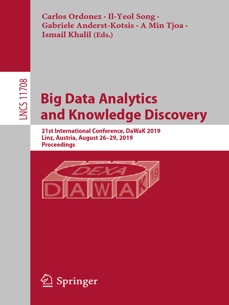 Big Data Analytics and Knowledge Discovery | PDF | Outlier | Cluster ...