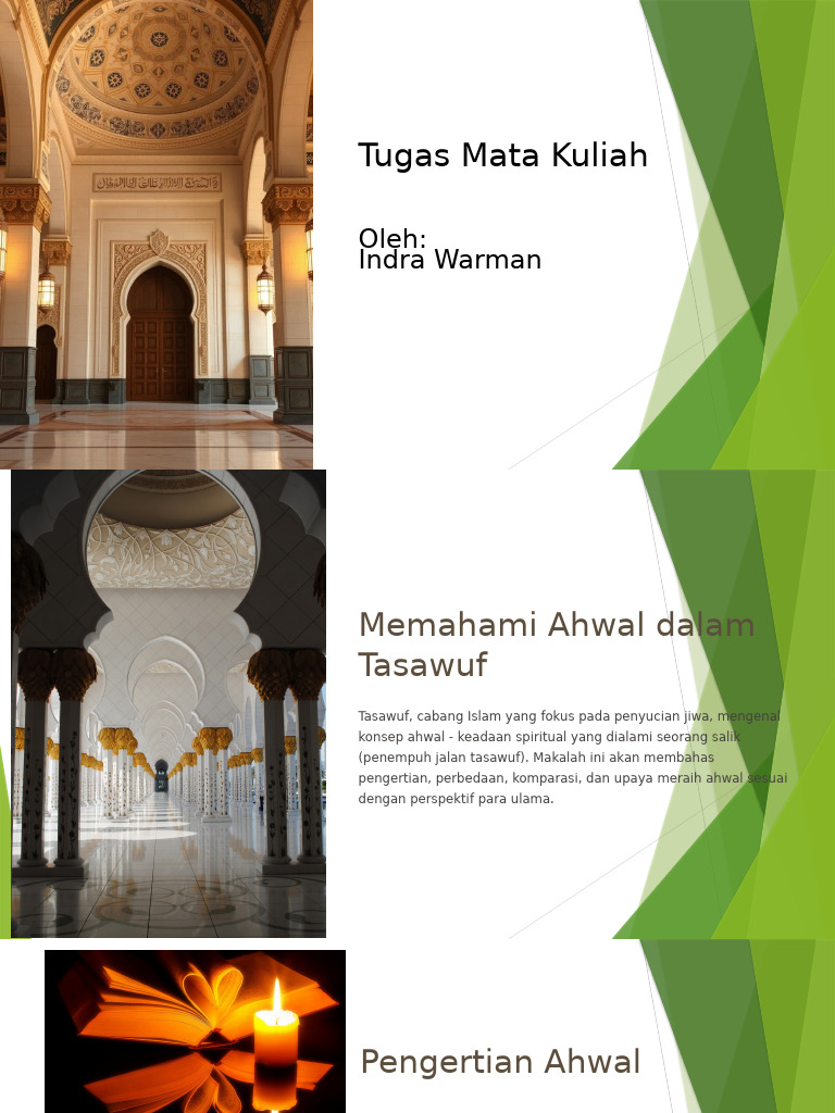 Memahami Ahwal dalam Tasawuf Islam | PDF