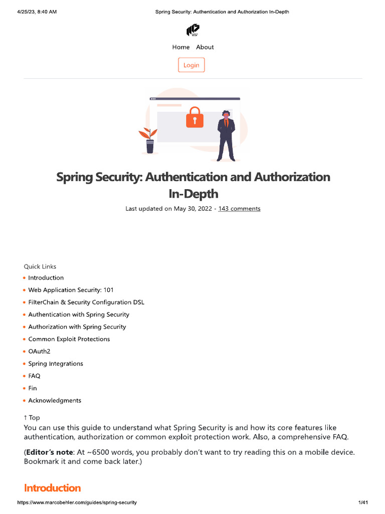 Spring Sec | PDF