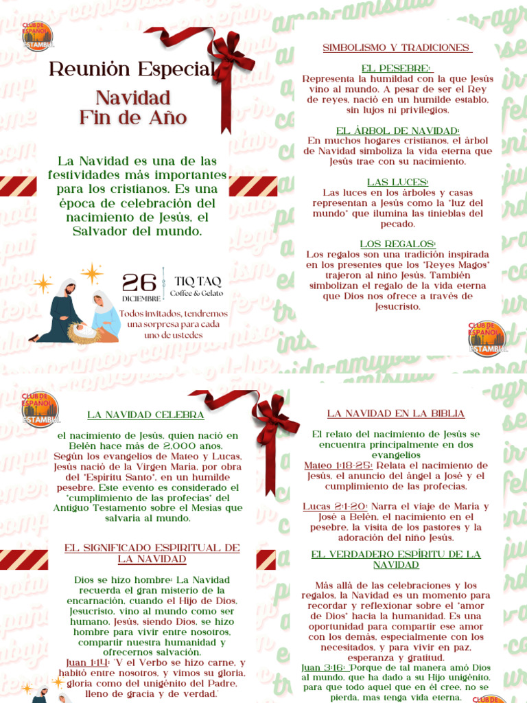 Significado y Tradiciones de la Navidad | PDF | Natividad De Jesus ...