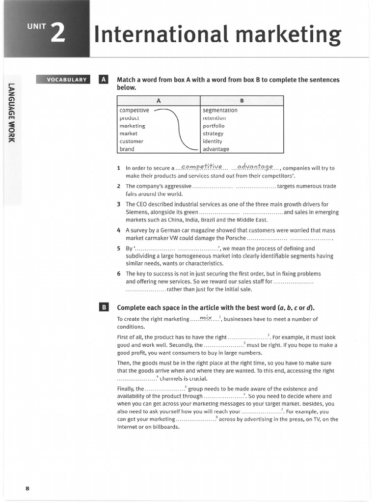 Practice File 1 - Business English | PDF