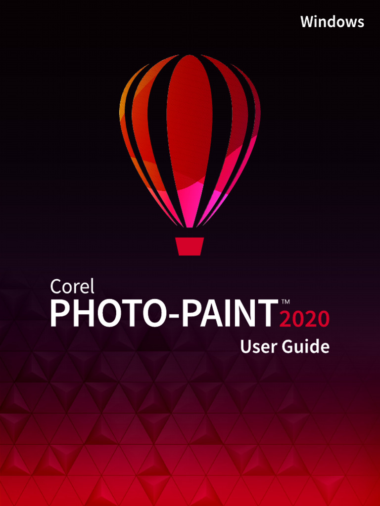 Corel PHOTO-PAINT 2020 User Guide | PDF | Imaging | Vision