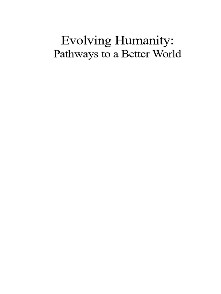 Pathways to a Better Humanity | PDF | Sustainability | Climate Change