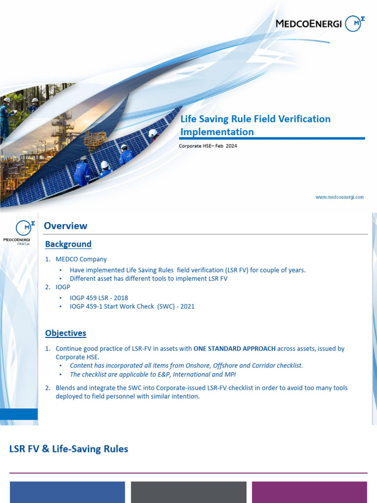 LSR Field Verification Implementation_240530_084732 | PDF