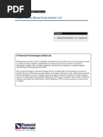 Mutual Fund Feature List