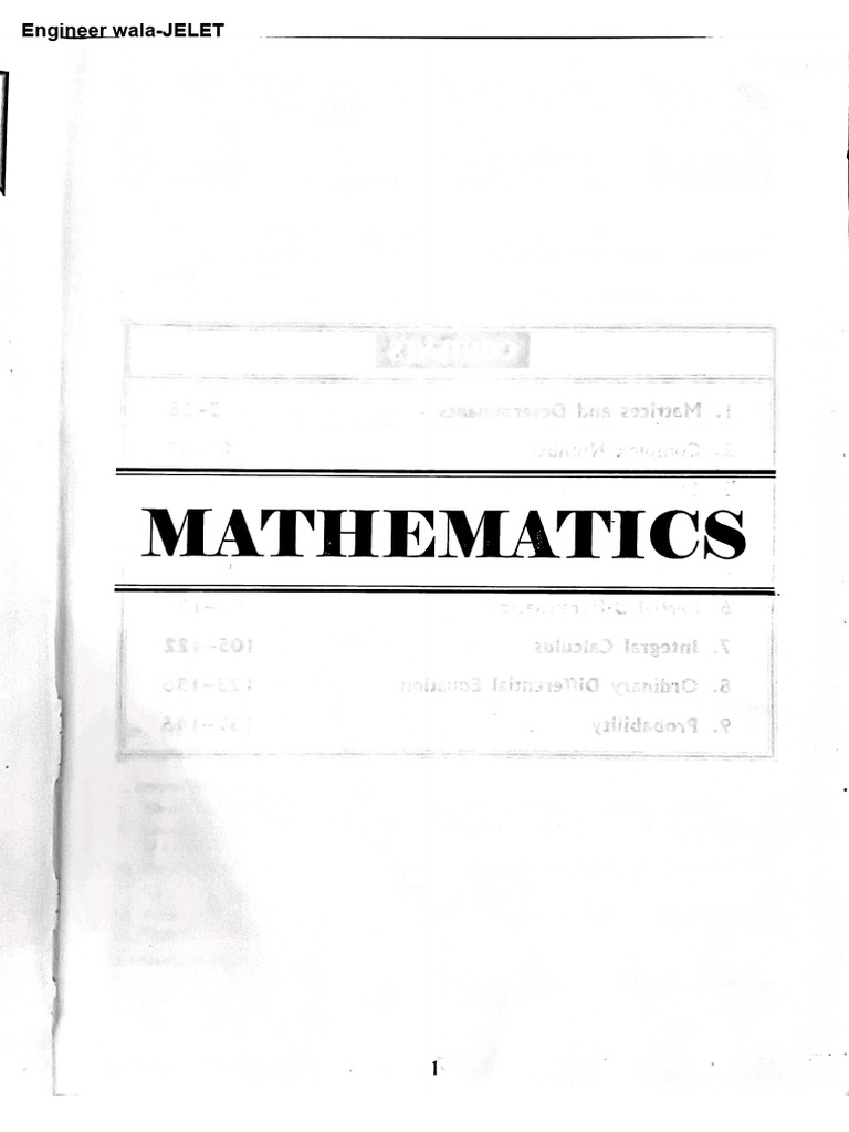 Jelet Full Math - Watermark by BHAGBTI PUBLICATION | PDF