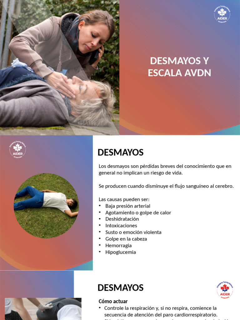 Desmayos: Causas y Primeros Auxilios | PDF