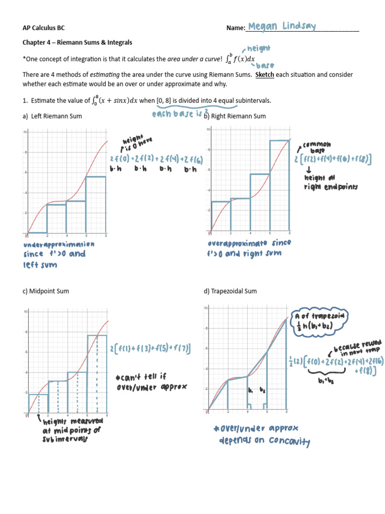 Calc BC | PDF | Integral | Mathematics