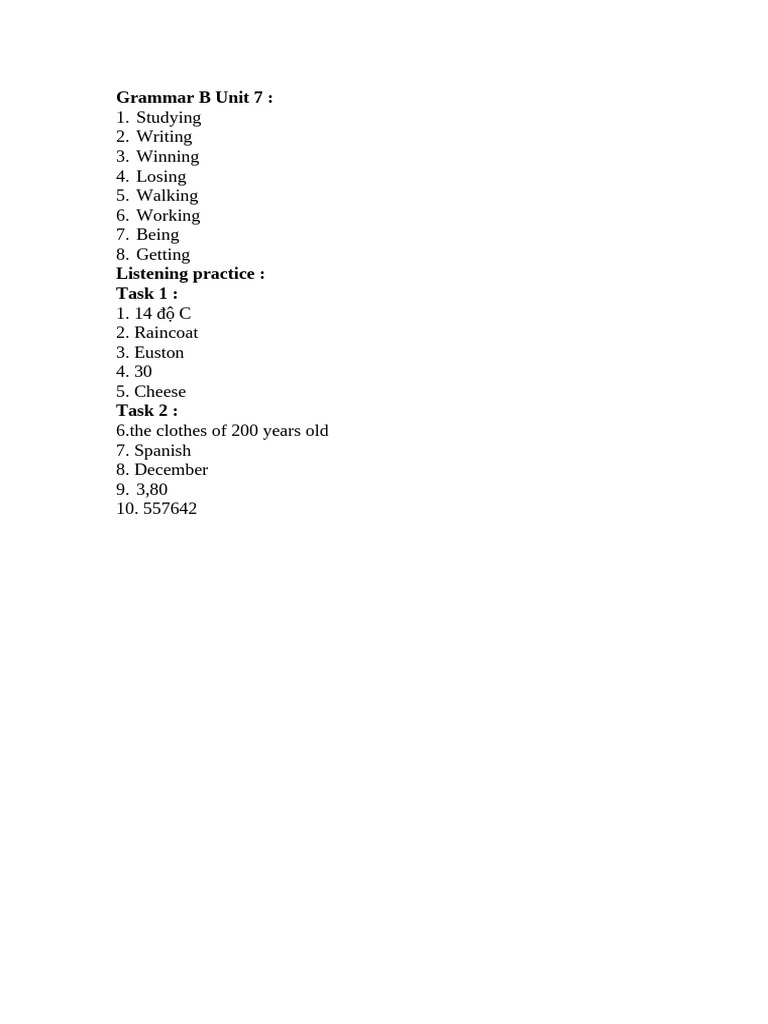 Unit 7 - 1 | PDF