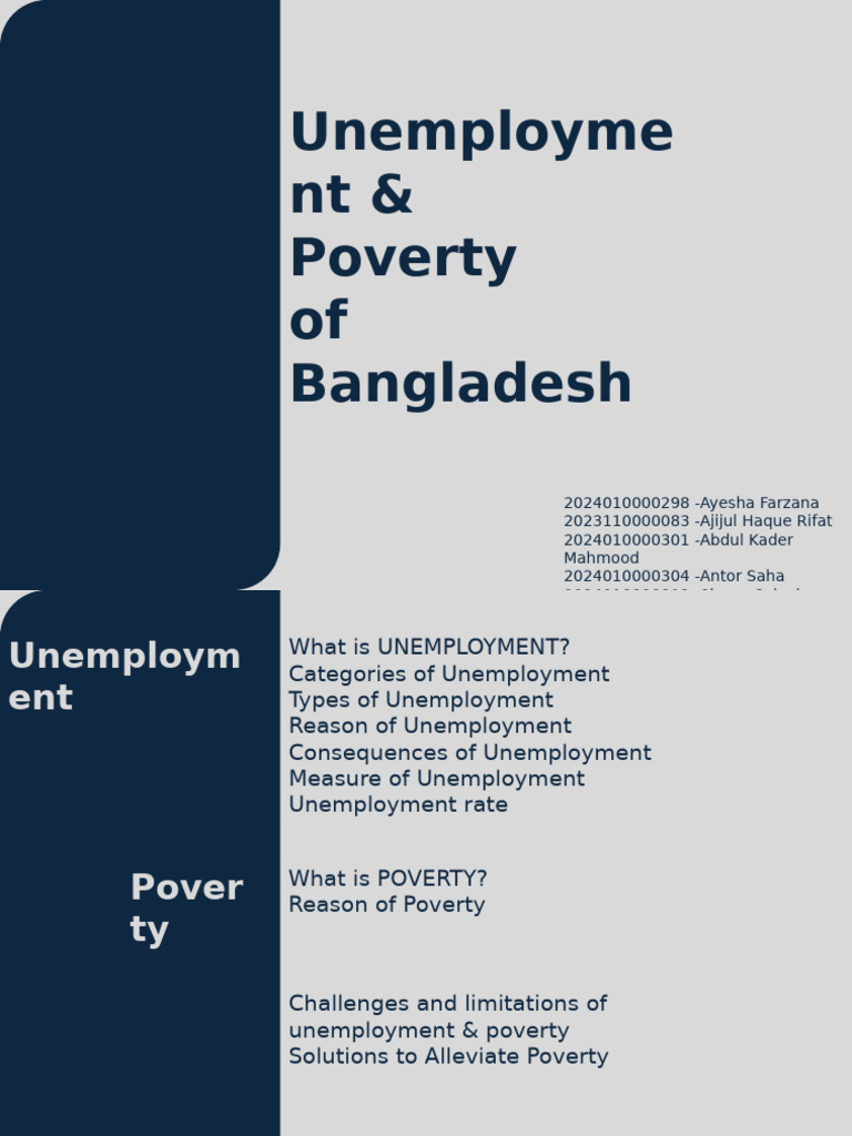 Unemployment and Poverty | PDF | Cost Of Living | Unemployment