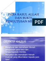 Para Rasul Allah Dan Bukti An Mereka Bab9