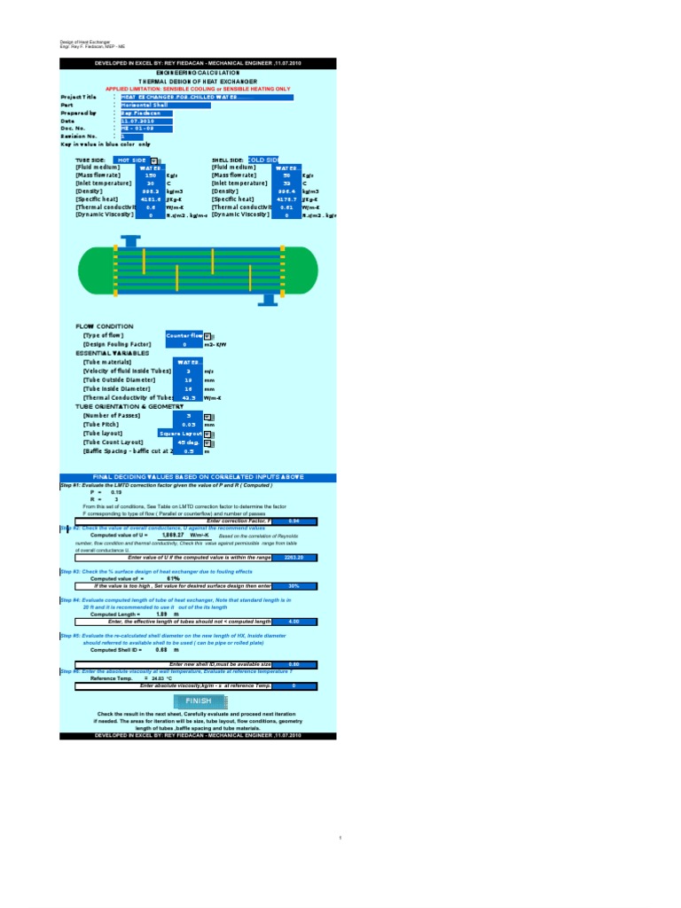 Heat Exchanger Design Guide | PDF | Heat Exchanger | Reynolds Number