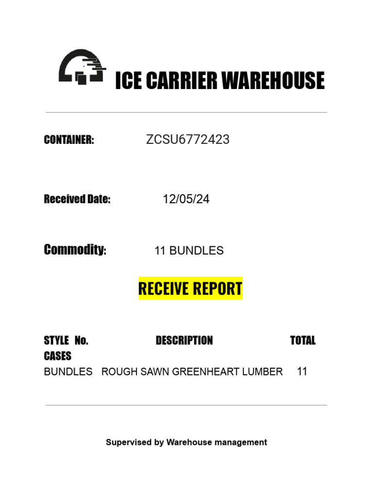 Received Report Zcsu6772423 | PDF
