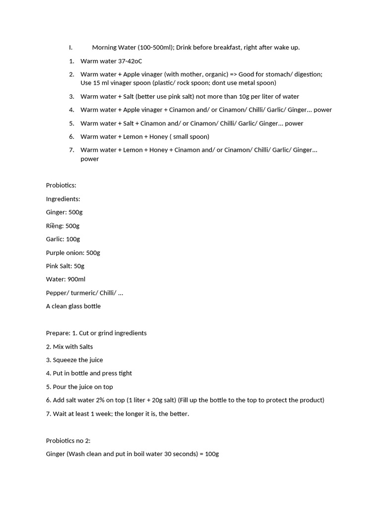 Healthy Ingredients | PDF