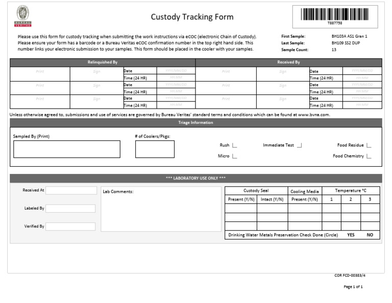 CustodyTrackingForm 887758 | PDF
