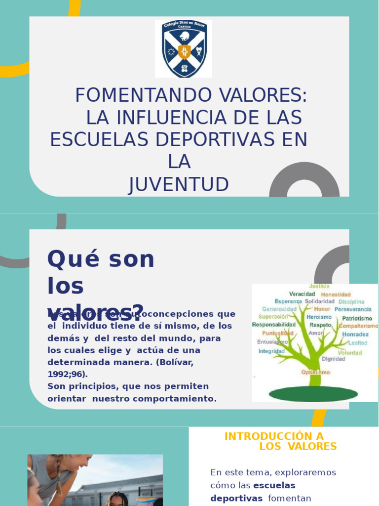 Valores en la Juventud a través del Deporte | PDF
