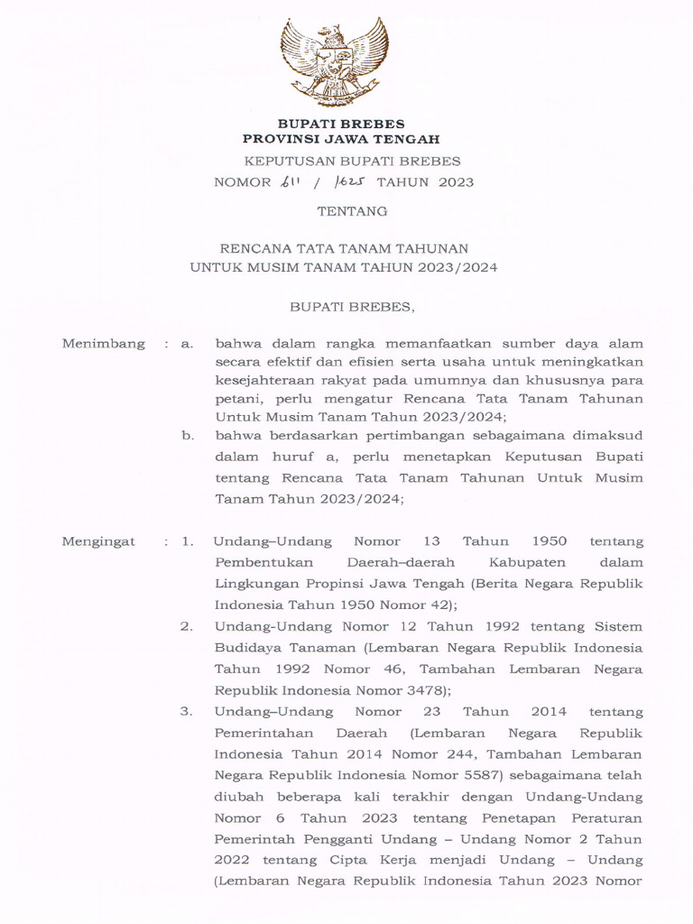 RTTG Kab Brebes 2023-2024 | PDF