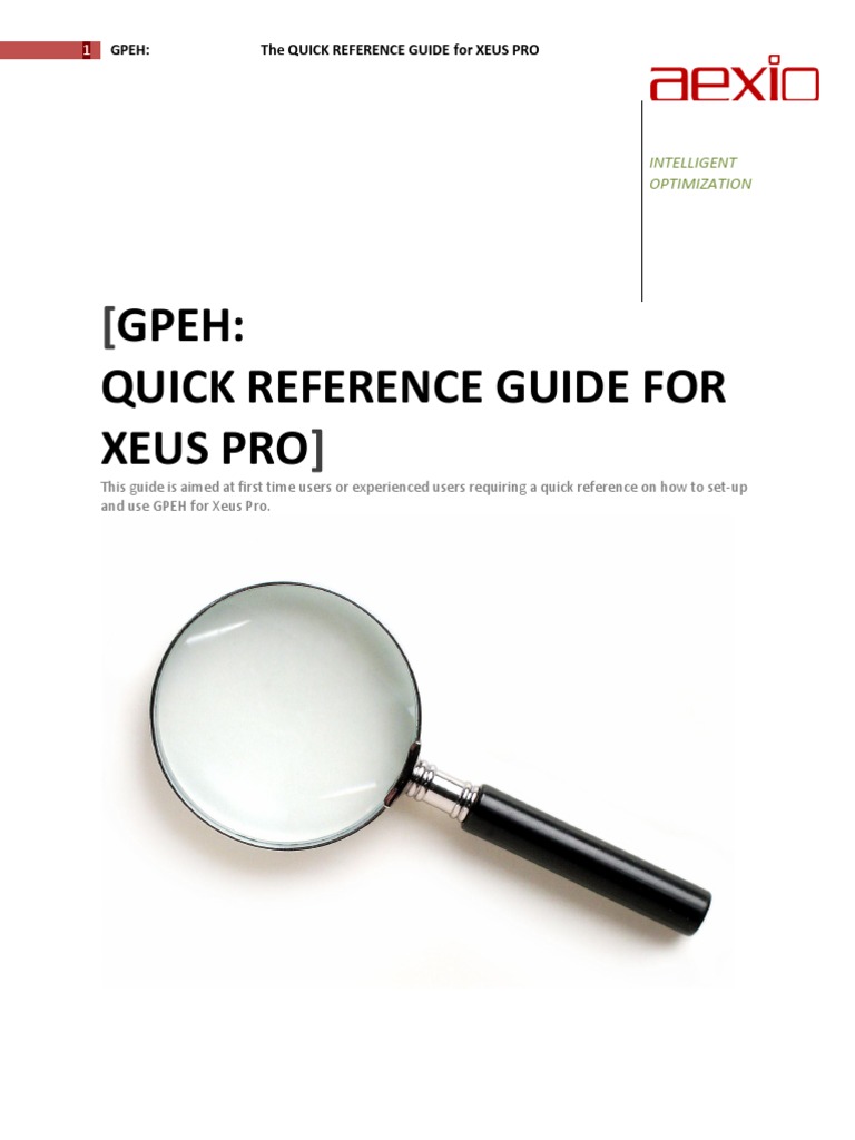 GPEH Quick Reference for Xeus Pro | PDF | Computer File | Digital ...