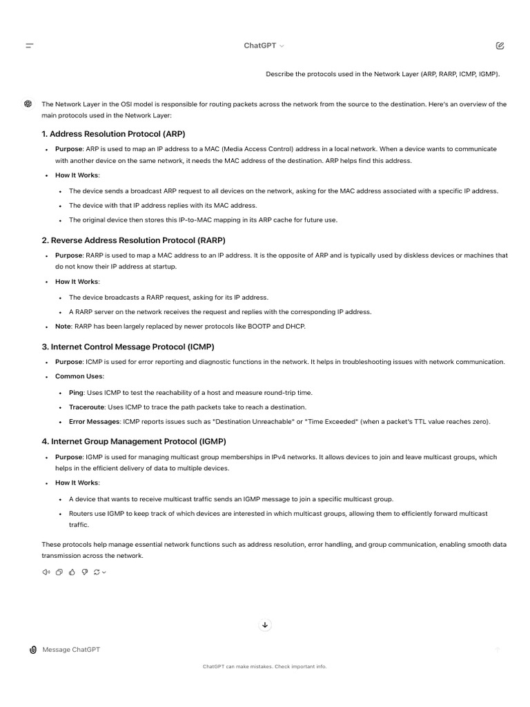 Chatgpt pdf computer network internet protocols